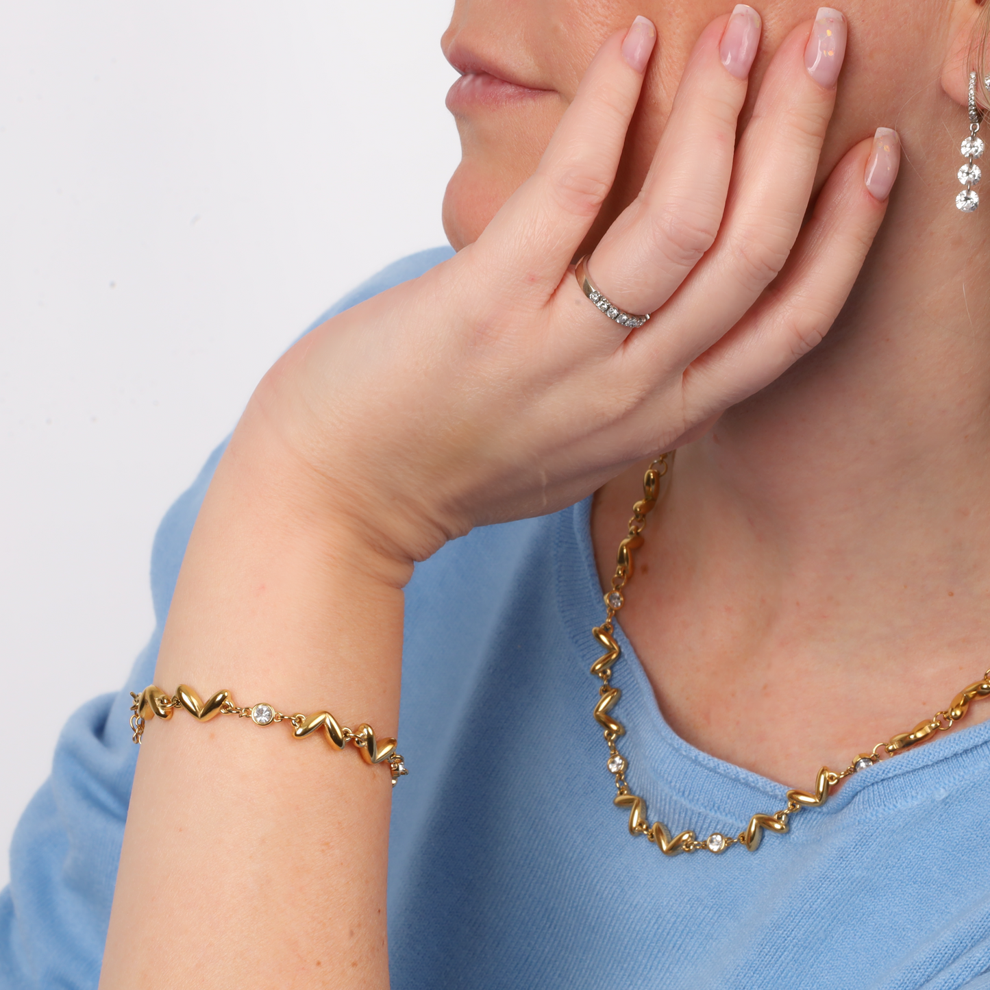 Orla Twist Gold Chain Necklace