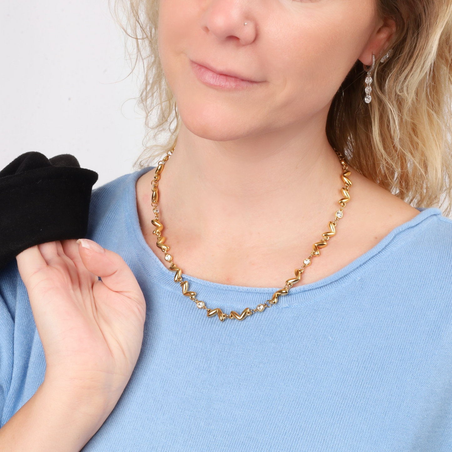 Orla Twist Gold Chain Necklace