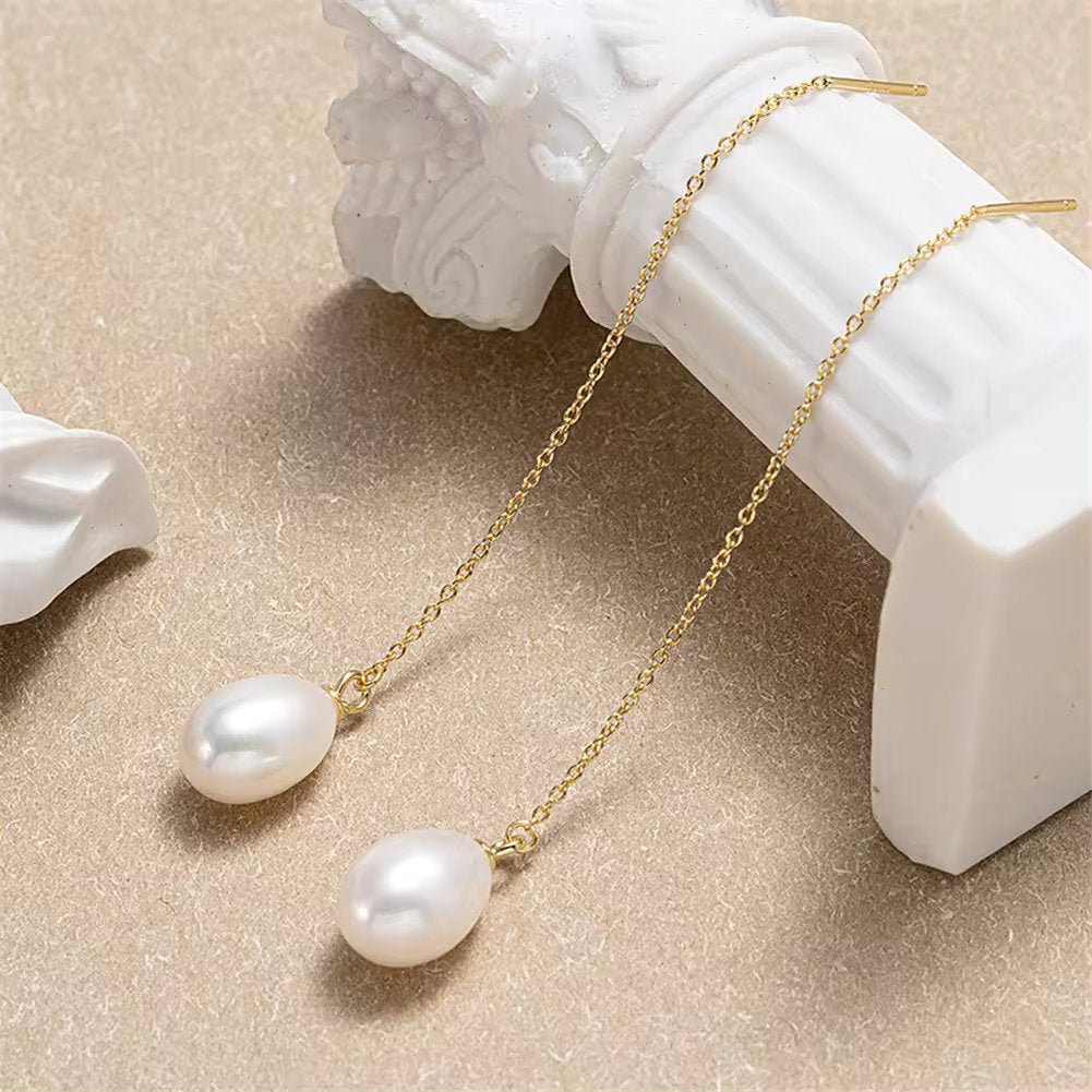 wedding jewellery pearl drop earrings - Mia Ishaaq