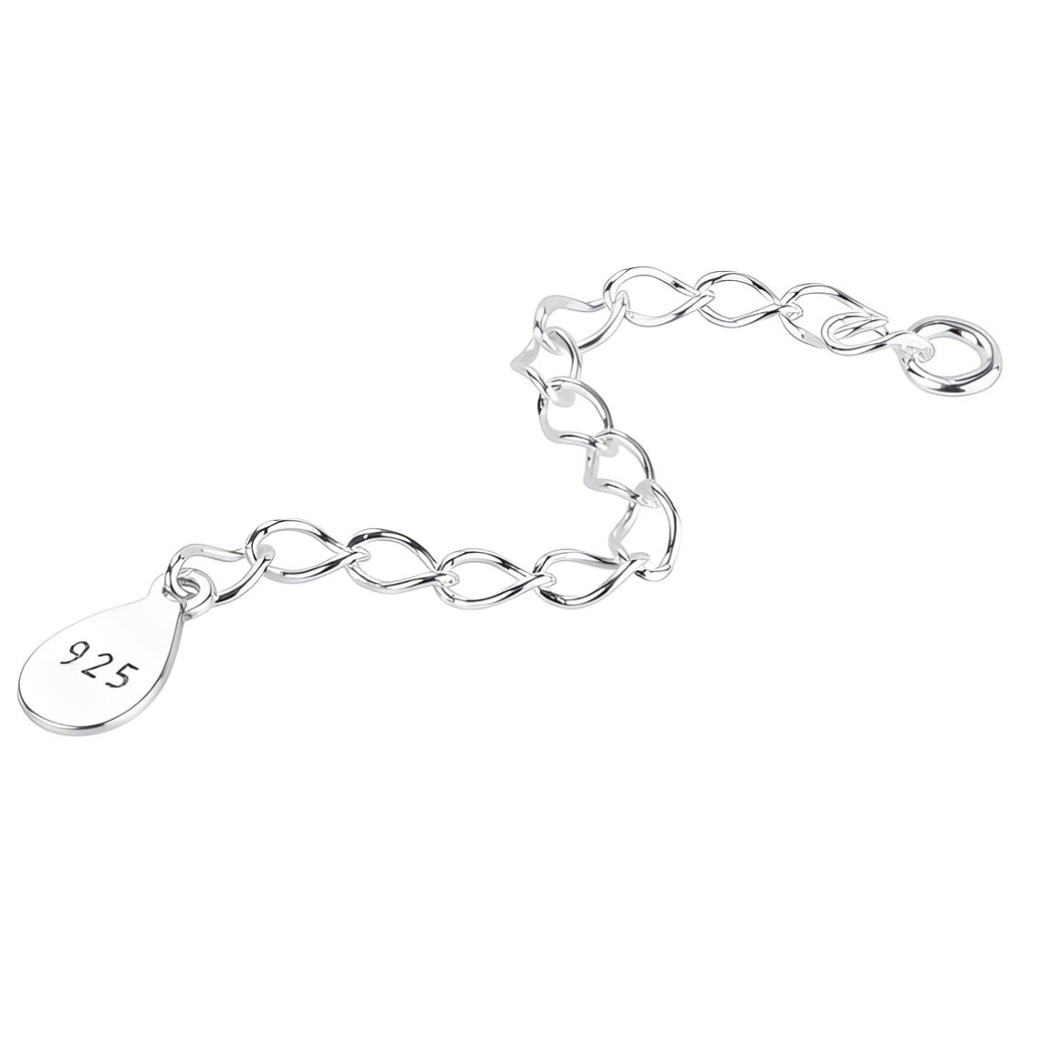 925 sterling silver bracelet necklace extension chain - Mia Ishaaq