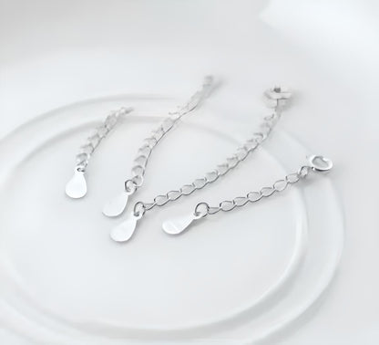 925 sterling silver bracelet necklace extension chain - Mia Ishaaq