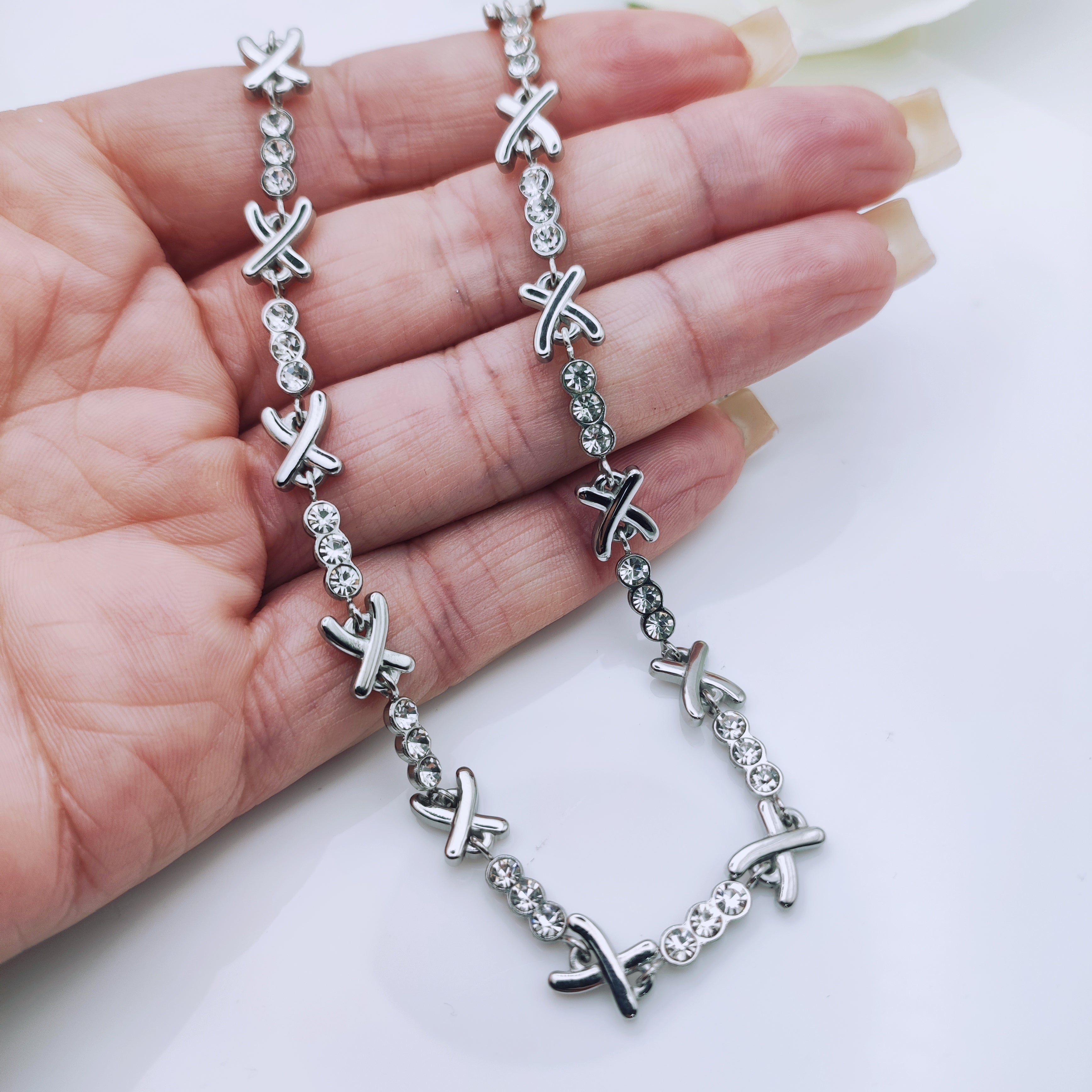 Xo chain clearance and bracelet set