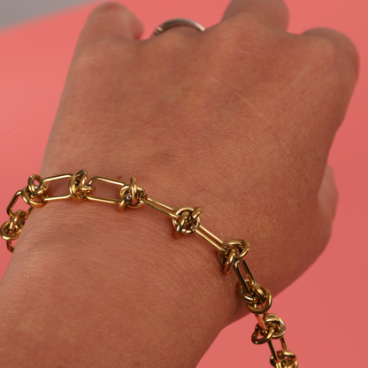 Knot Link Chain Bracelet