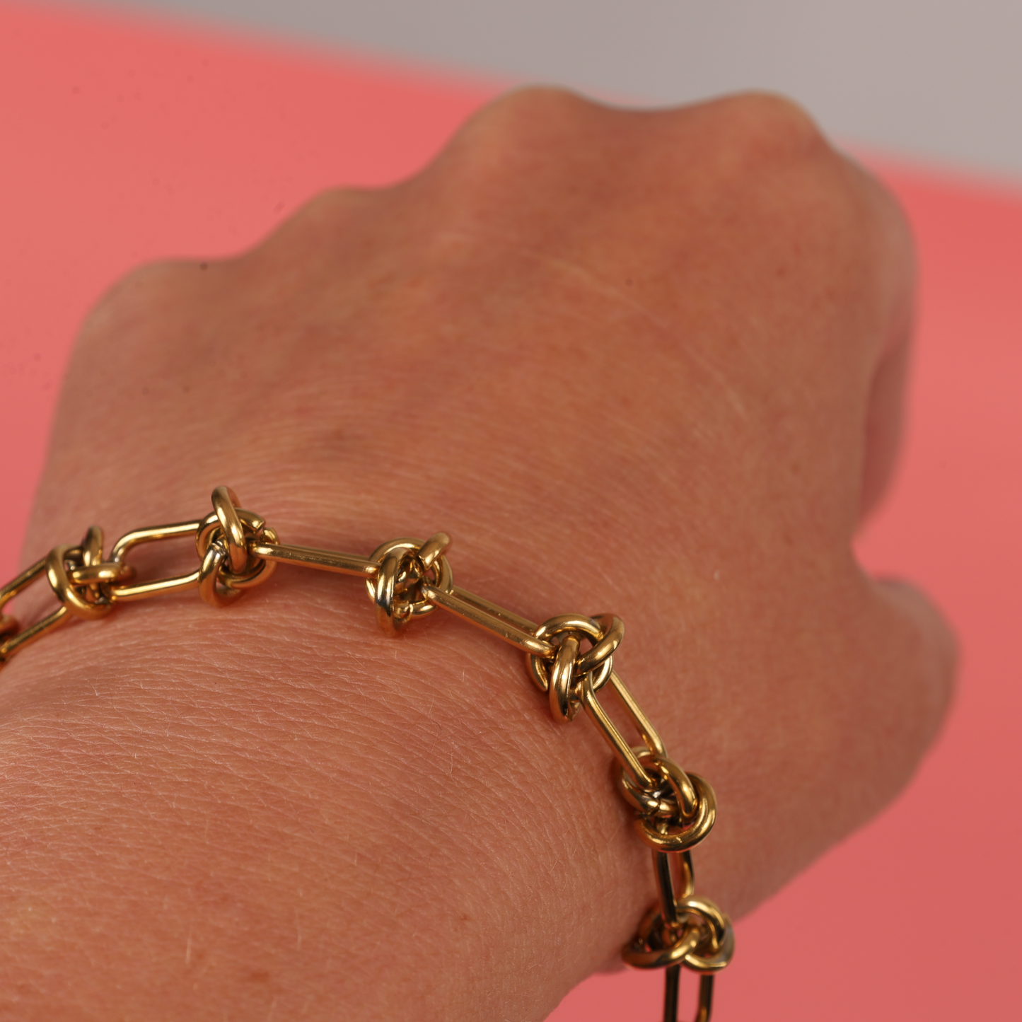 Knot Link Chain Bracelet