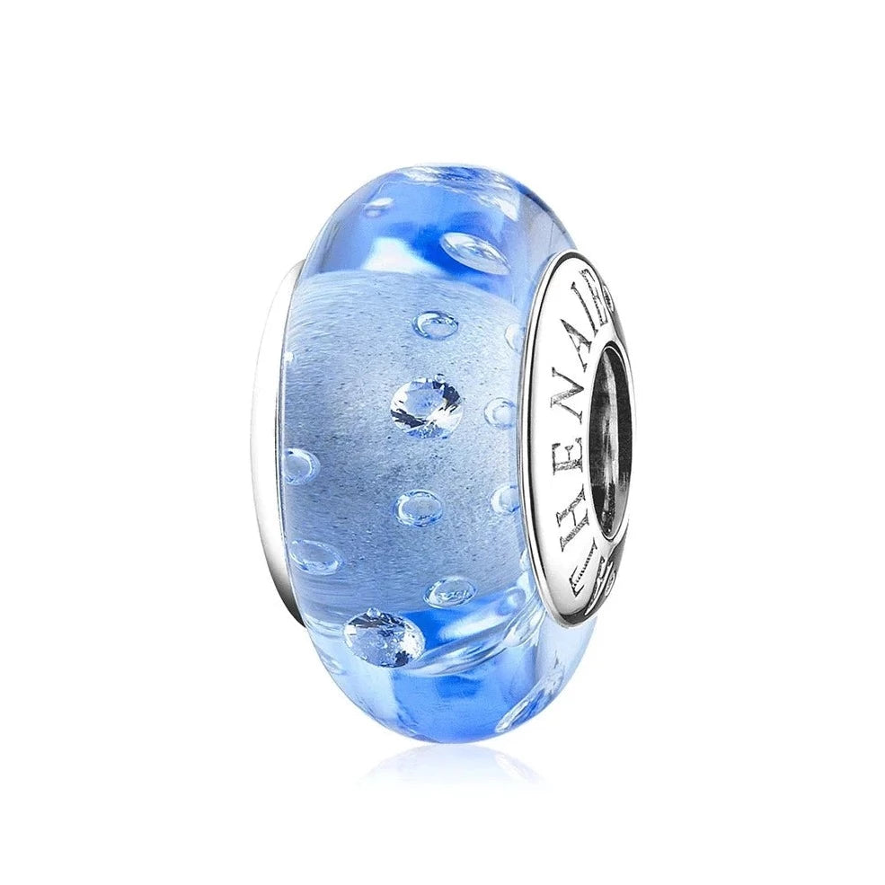 Athenaie Blue Sea Murano Charm - Mia Ishaaq